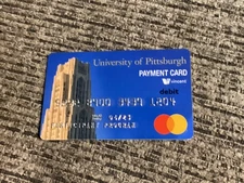 UNIVERSITY OF PITTSBURGH Debit Card (mastercard) - CATHEDRAL OF LEARNING 