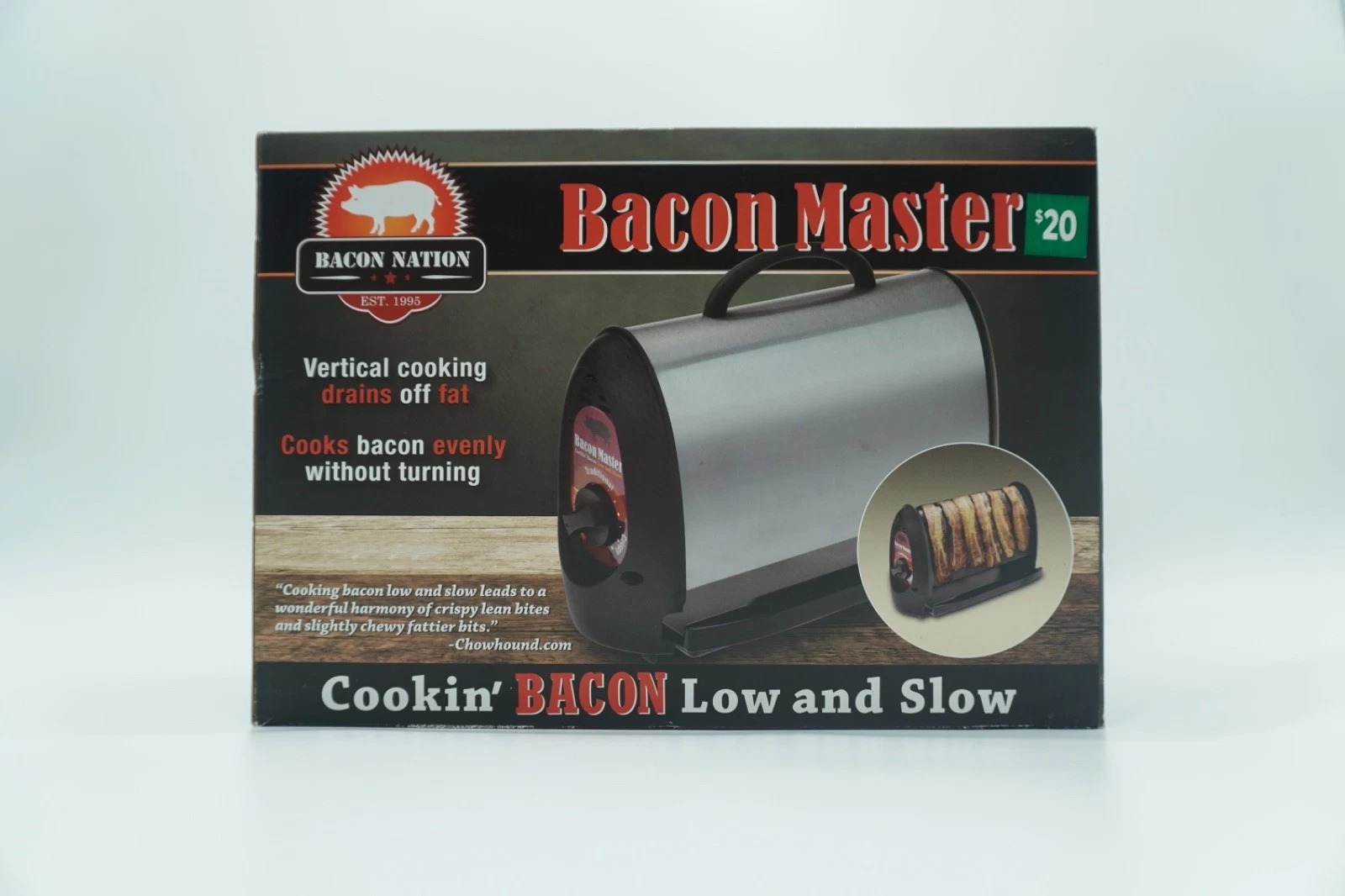Smart Planet Bacon Nation- Master Cooker, 13x9.5x6, Stainless Steel
Opens in a new window or tab