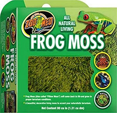 Zoo Med Frog Moss Completely All Natural Living For Reptiles 80 cu in. - 4 Pack