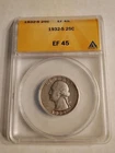 1932 S Washington Silver Quarter Extra Fine