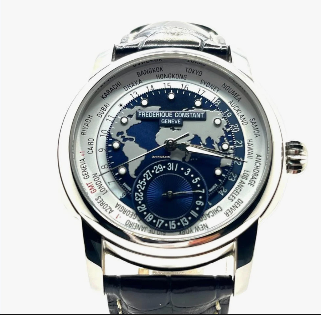 Frederique Constant Classics Worldtimer Manufactu… - image 1