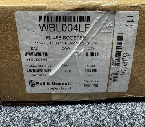 Bell & Gossett PL-45B Potable Water Circulating Booster Pump 115V 1/6hp 1BL004LF - Picture 2 of 10