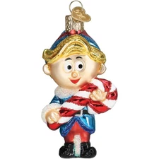 Old World Christmas Blown Glass Ornament for Christmas Tree, Hermey The Elf