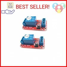 HiLetgo 2pcs 5V One Channel Relay Module Relay Switch with OPTO Isolation High L