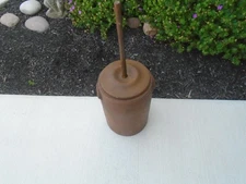 Antique Ceramic Butter Churn