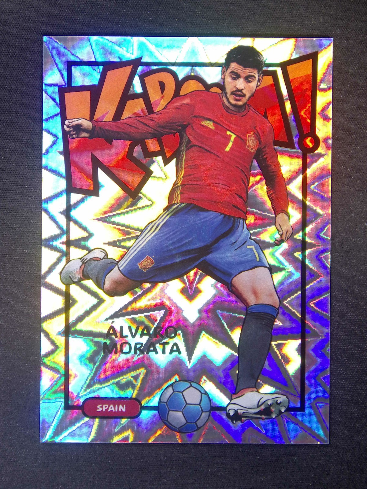 2017-18 Panini Select Soccer Alvaro Morata #6 Kaboom Case Hit SSP