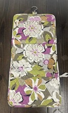 Vera Bradley PORTOBELLO ROAD Jewelry Organizer Case Travel Bag Clean EUC