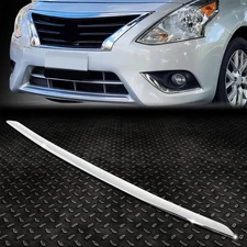 For 15-19 nissan Versa Sedan Front Bumper Cover Lower Molding Trim Insert Chrome