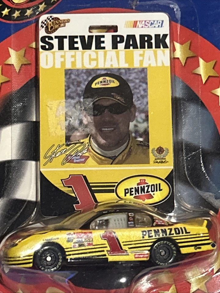Tarjeta y auto Pennzoil Winner’s Circle Steve Park 2002 escala 1:64 #1 Foto 2 de 4