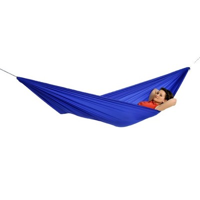 Hammock Amazon Travel Set Blue, Adjustable Rope, Hook, Load Capacity 120kg
