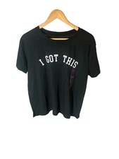 NWOT Modern Lux Women's Black I Got This Short Sleeve Graphic T-Shirt Size XL