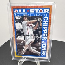 Topps 2025 Series 2 1990 All-Stars Chipper Jones Insert #90AS-11 Braves