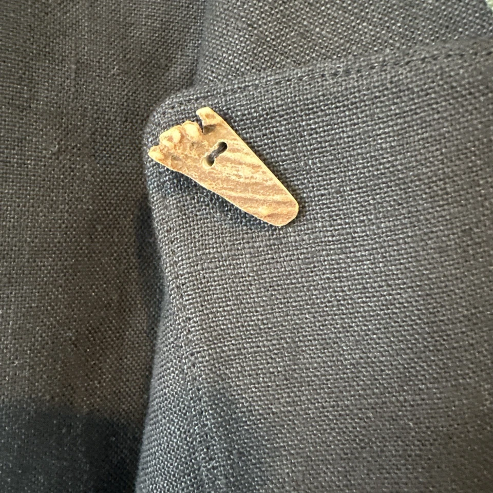 Chaqueta de lino vintage Lodenfrey 4XL botones de cuerno hecha a mano Foto 3 de 4