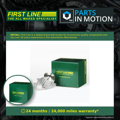 Water Pump fits KIA RIO Mk4 1.0 2017 on Coolant Firstline 2510004020 Quality New