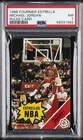 1988 FOURNIER ESTRELLAS RULES CARD MICHAEL JORDAN PSA 7