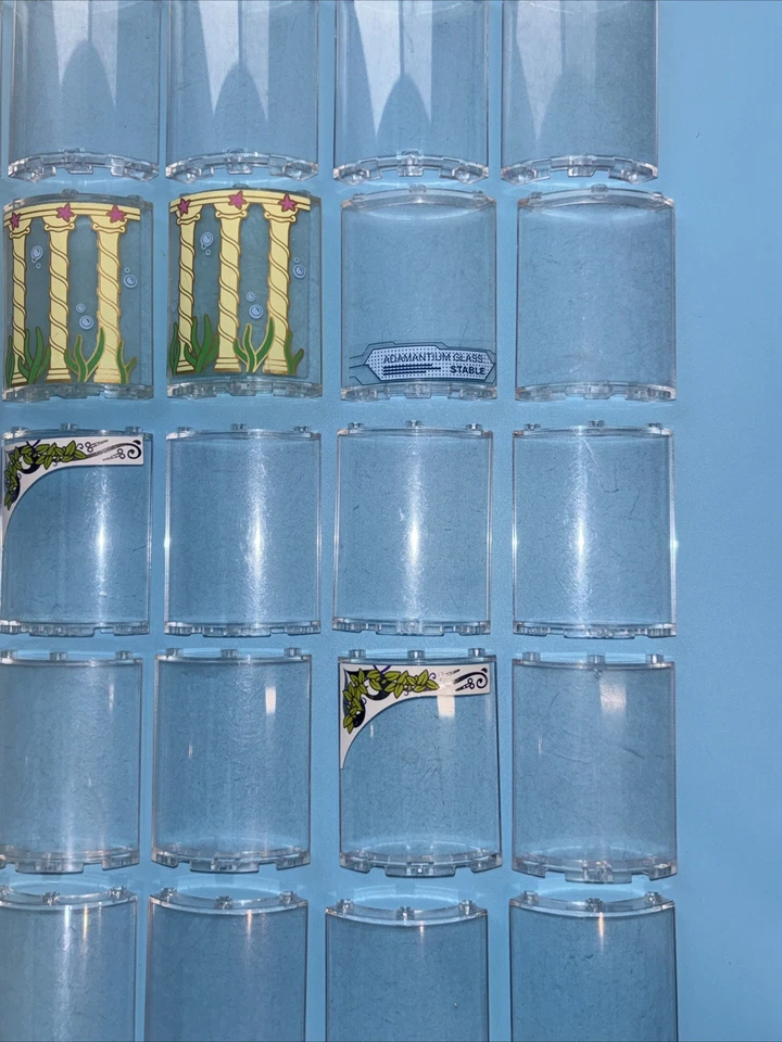 Lego Cuartos Cilindros Transparentes 46361 35276 30562 Lote De 30 Ventanas Panel Construcción Foto 3 de 4