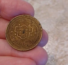 Showbiz Pizza Place Arcade Game Brass Coin Token