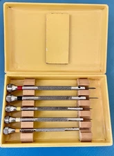Bergeon No. 2868 Swiss Watch Screwdriver Set In Box 