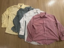 4 Nice Dress Shirts Stafford, Merona, Chaps Size 17x34+ XL