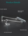 Clear Acrylic Laptop Stand for Desk, Laptop Riser with Wrist Rest | eBay