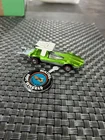 Hot Wheels redline SWINGIN WING in apple / light green with button