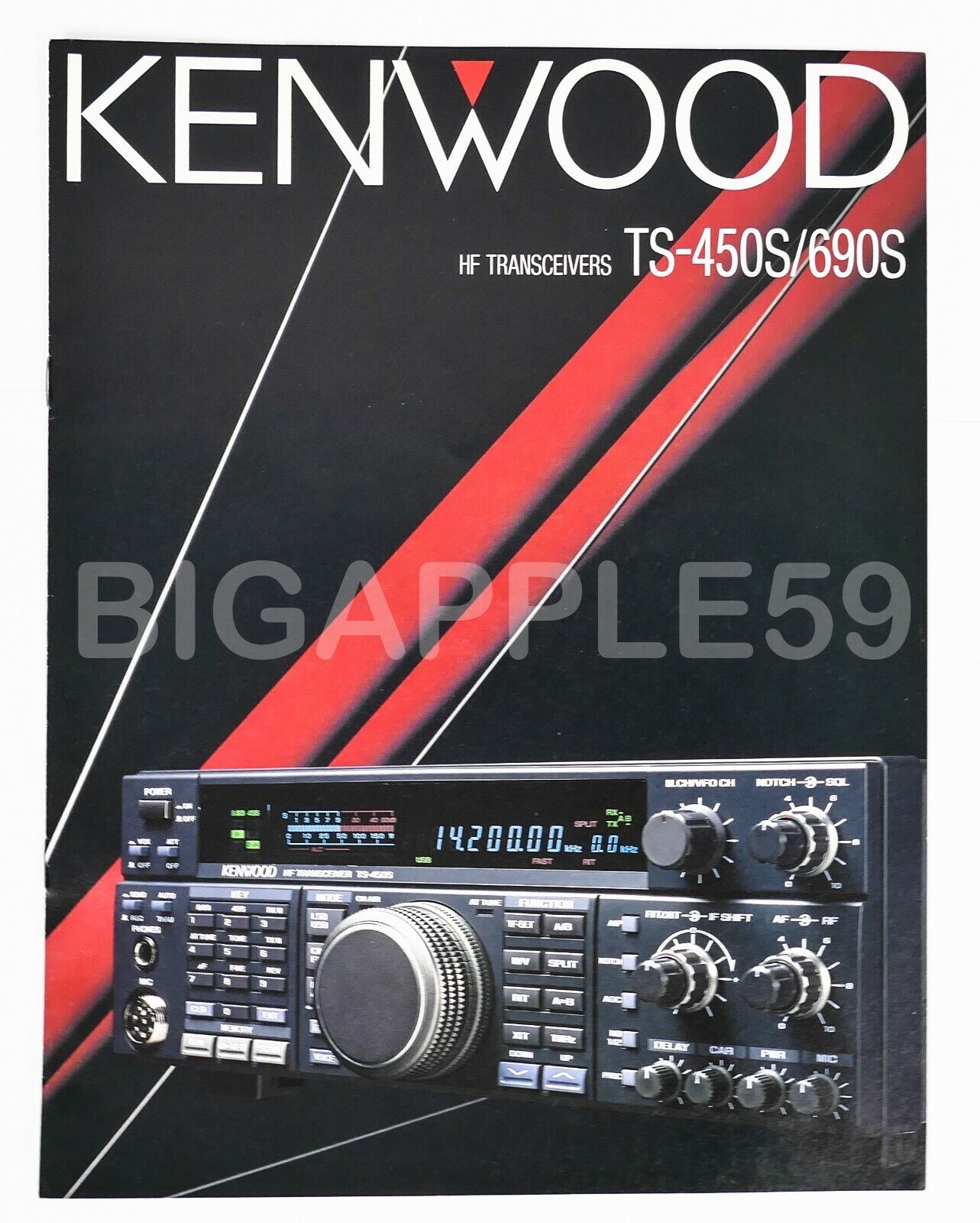 KENWOOD TS-450SAT ゼネカバ送信改造/AFコン交換済 100W