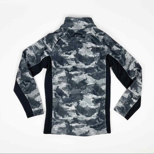 Spyder Camouflage Zip Up Fleece Boys Jacket Large - Picture 7 of 9