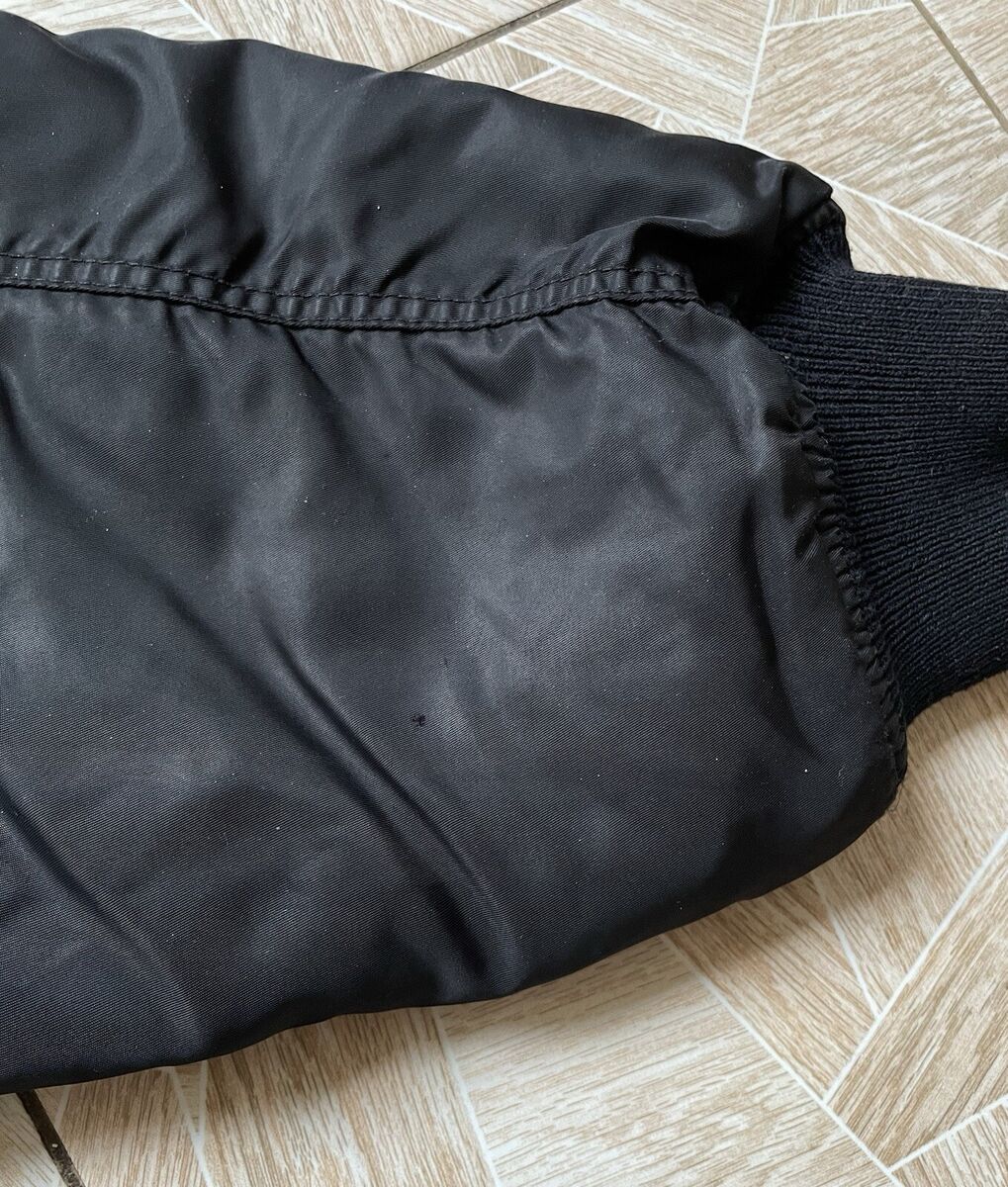 Vintage 90s Flight Bomber MA-1 USA Double Sided Military Vintage 90s Flight Bomber MA-1 USA Double Sided Military