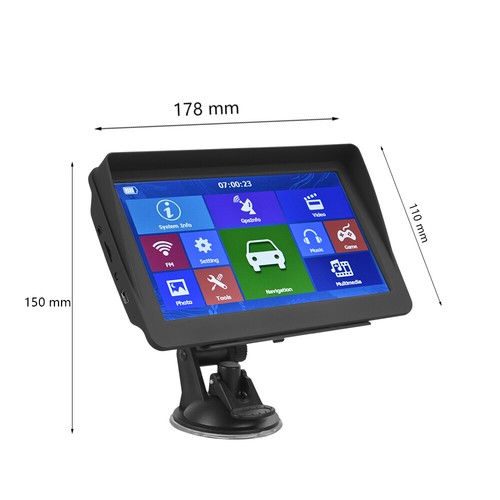 7“ Zoll GPS Navi Navigation für Auto LKW PKW Navigationsgerät EU Karten - Bild 4 von 12