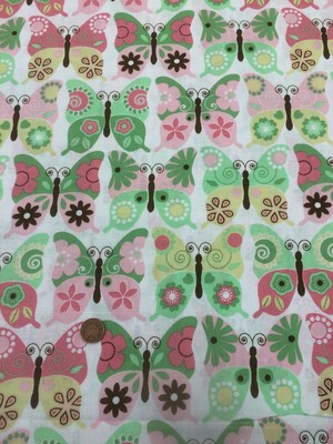Springs Creative - Patchwork / Quiltstoff - Fantasy Schmetterlinge 100% Baumwolle