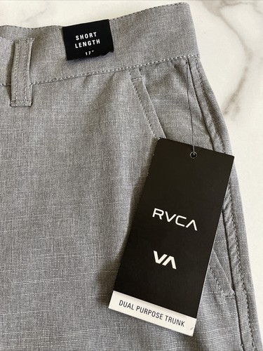 New RVCA Mens Active Hybrid Sportswear Boardshorts Swim Walking Shorts Size 30 - Picture 2 of 9