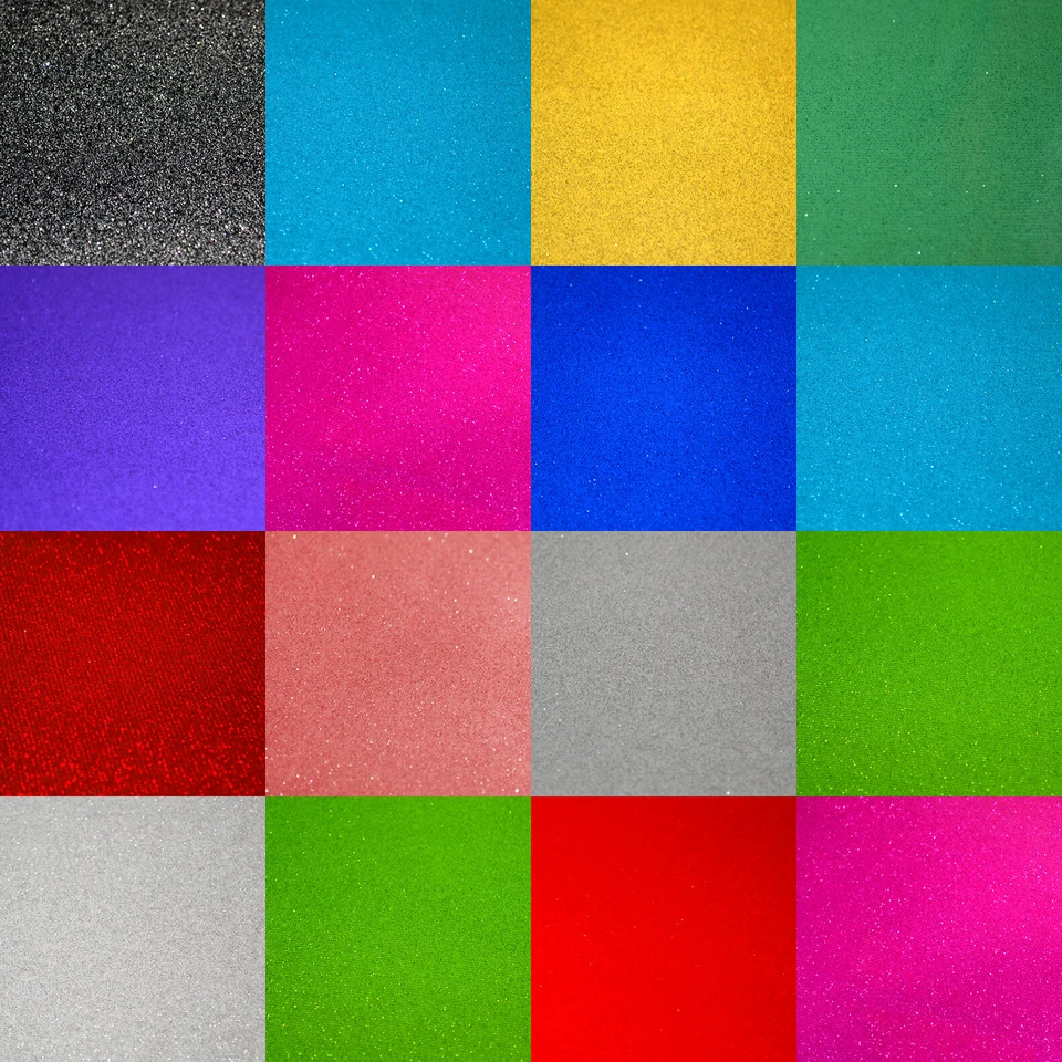 Metallic Glitter Vinyl Fabric -13 Colors to Choose From- 54" Wide - 1 yd Plastic - Image 2 of 3