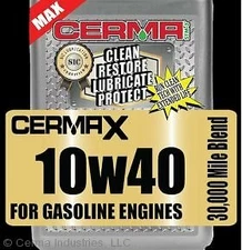 Cerma X 12qt case 10W40 with STM3 30,000 mile motor oil 