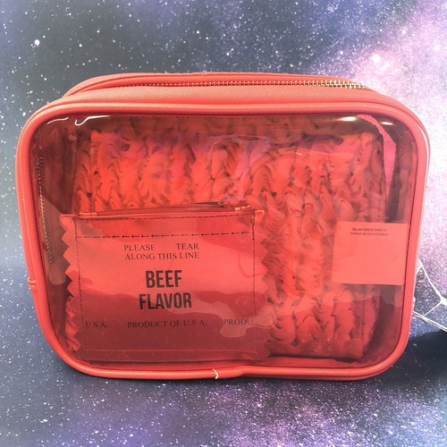 Maruchan Beef Ramen Noodle Soup 3 PIECE Makeup Bag Set, Cosmetic Bag Set - Picture 5 of 9