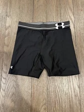 Mens Jock Under Armour Booty Spandex Tights Compression Shorts Black Small