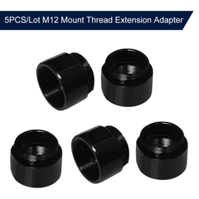5PCS/Lot M12 Mount Thread Extension Adapter Zinc Alloy Extender M12 Lens G7B6
