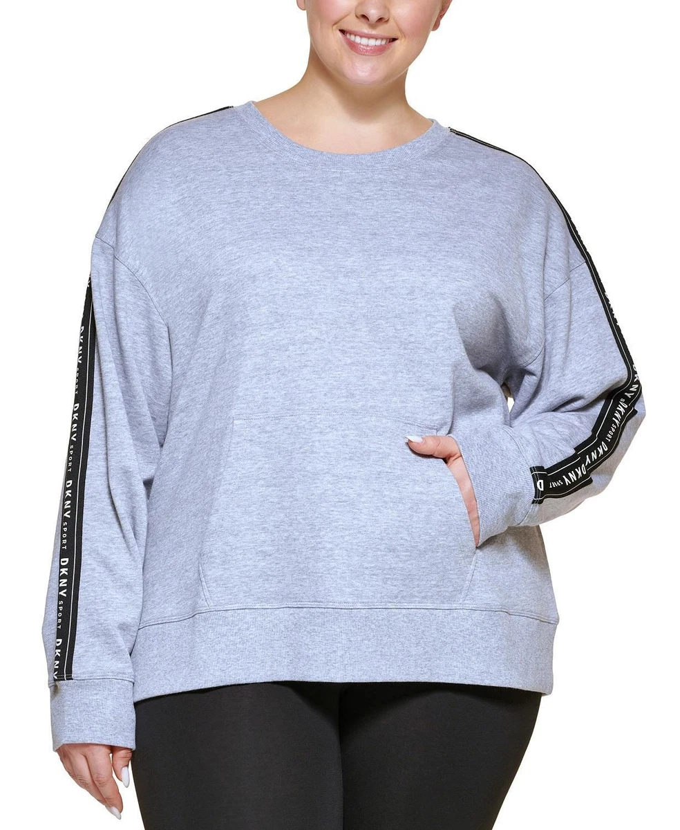 dkny plus size sweatshirt