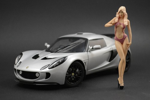 Cleo Show Girl Figurine for 1:18 Lamborghini Aventador LB AUTOart !! NO CAR !! - Foto 6 di 9