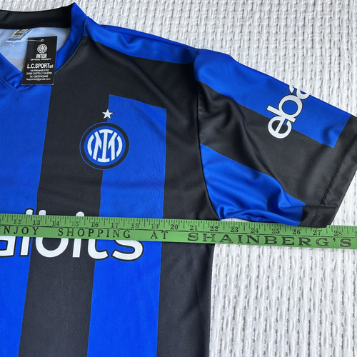 Romelu Lukaku 90 Home 2022 2023 Official Replica Inter Milan Football Jersey XL - Picture 14 of 17
