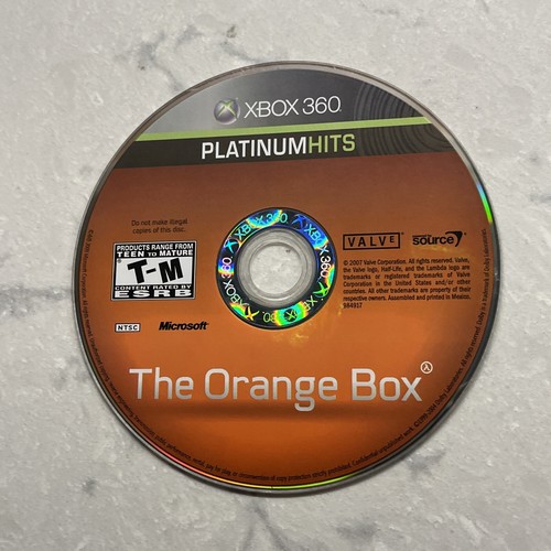 The Orange Box Platinum Hits (Microsoft Xbox 360, 2007) DISC ONLY TESTED Portal - Imagen 2 de 6