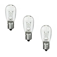 Dryer Light Bulb, 10 Watts, Replaces General Electric WE4M305, GE Dryer 3 BULBS
