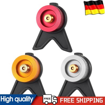 Gas Tank Self-Locking Conversion Stove Head Durable Reusable for Outdoor Camping