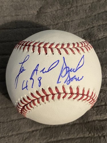 Lee Arthur Smith Full Name Signed Baseball 478 Saves Inscribed Chicago Cubs