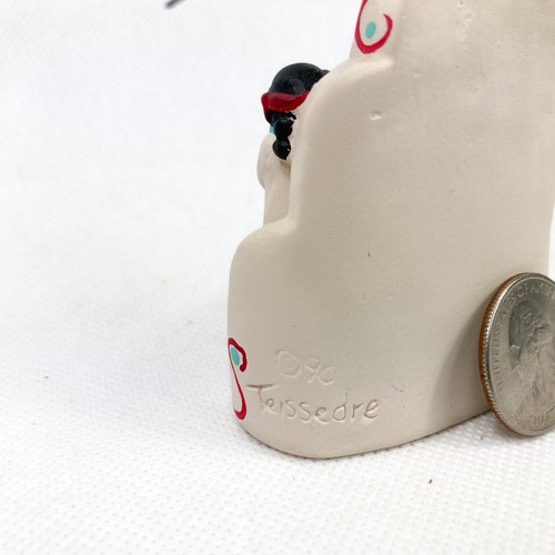 Vintage Collectible Native Southwest Nativity Ornament signed by Teissedre - Picture 3 of 7