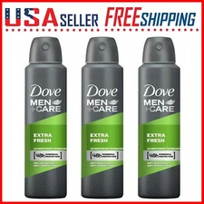 Dove Spray Men+Care Extra Fresh Antiperspirant Deodorant Spray 150ml x 3 Pack