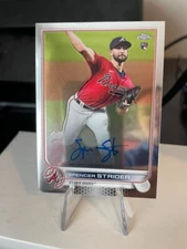 2022 Topps Chrome Spencer Strider Rookie Autographs #RA-SS Atlanta Braves (RC)