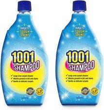1001 Carpet Upholstery Shampoo Cleaner 500ml x 2 8.50 per litre