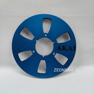 1 PCS AKAI 1/4''  10.5'' Empty Tape Reels For Reel To Reel Tape Recorders(Blue)
