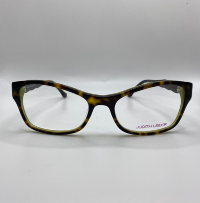 Judith Leiber JL1657 02 Green Tortoise Cat Eye Eyeglasses 