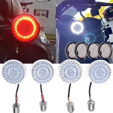 1157 LED Brake Tail Turn Signal Light For Harley Touring Sportster Softail Dyna